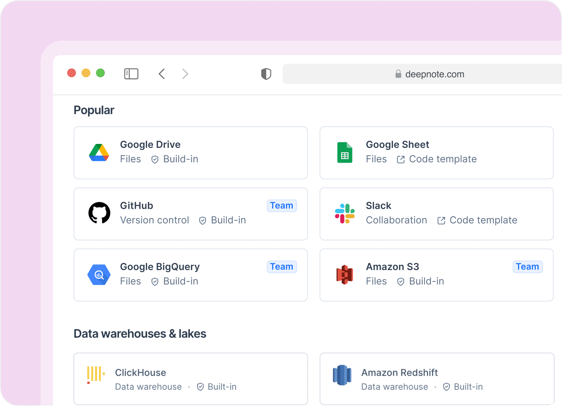 Work with your existing stack