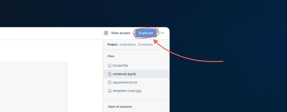 Duplicate the Airtable template