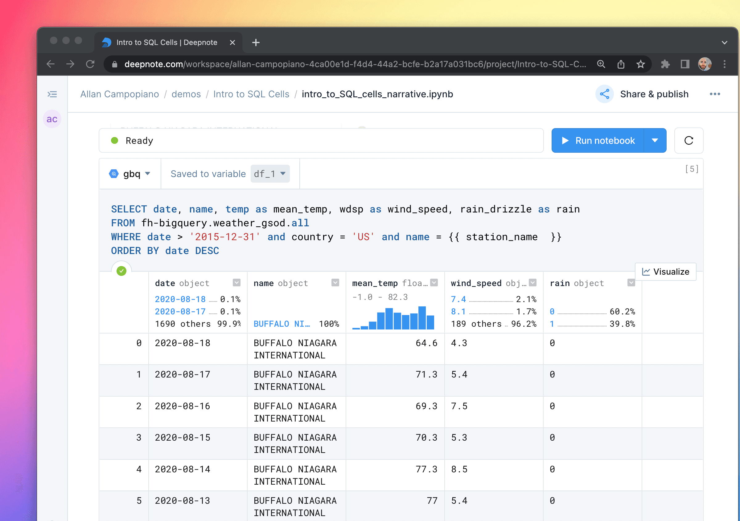 SQL blocks